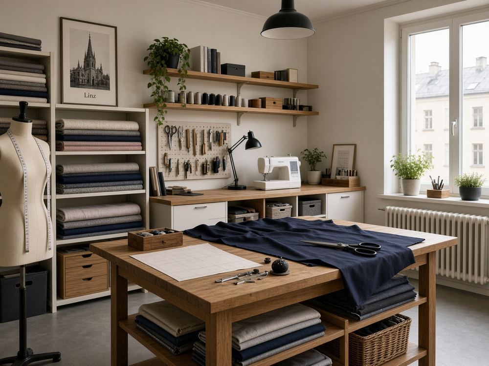 About the Custom clothing / dressmaking / made-to-measure sewing studio at Servirigia Atelier